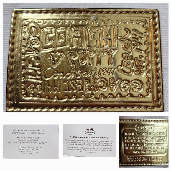 COACH Goldy Tote from The Poppy Line RARE/COLLECTORS ITEM NEW - Picture 15 of 15